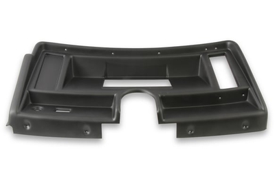 Holley Dash Bezels for the Holley EFI 6.86" Dashes 1969-1976 NOVA HOLLEY BLACK DASH PANEL with RIGHT VENT ONLY