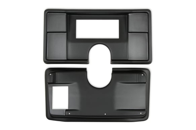 Holley Dash Bezels for the Holley EFI 6.86" Dashes 1982-1988 MALIBU/MONTE CARLO/EL CAMINO HOLLEY BLACK DASH PANEL -TWO PIECE