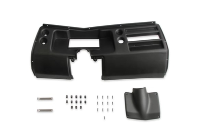 Holley Dash Bezels for the Holley EFI 6.86" Dashes 1968 CHEVELLE HOLLEY BLACK DASH PANEL