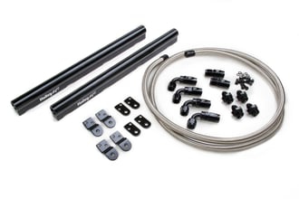 LS Hi-Flow Fuel Rail Kit - Includes Hose & Fittings Fits LS1, LS2, LS3, LS6 & L99 factory intakes