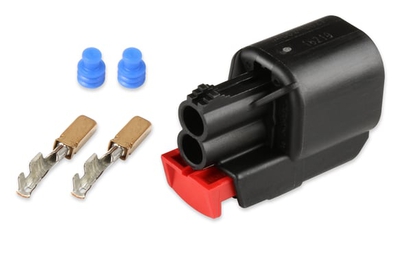 COYOTE Coolant Temperature Sensor Connector MX 150, 2 CAVITY, FEMALE, BLACK