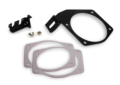 Cable Bracket for 105mm Throttle Bodies on Factory or FAST Brand intakes LS Throttle cable bracket