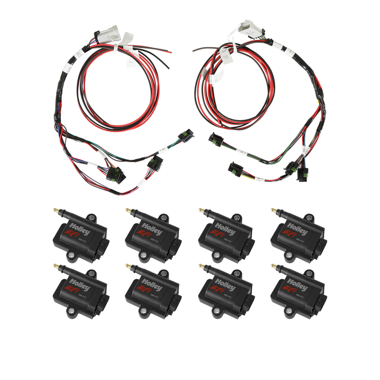 Big Wire Coil-Near-Plug Smart Coil Kit HOLLEY SMART COIL – HIGH HORSEPOWER C-N-P V8 KIT
