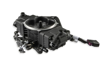 Holley EFI Terminator X Stealth 4150 Throttle Body - Black 4 Injectors - 650 HP