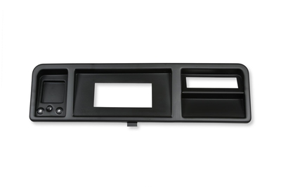 Holley Dash Bezels for Holley EFI 6.86" PRO Dashes 1973-1979 Ford Truck - Holley 6.86" Dash Panel - Black - NO A/C Vents