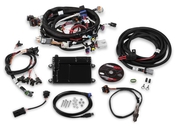 HP EFI ECU & Harness Kits GM LS2/3/7 (58x crank sensor) with Jetronic/Minitimer (Bosch type) connectors on injector harness (fits Holley 522-xxx injectors), Includes Bosch Oxygen Sensor