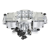 Holley EFI Terminator X Stealth 4150 Air Valve - Polished 4150 Flange Throttle Body - Compatible w/ MPFI Intake Manifolds