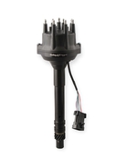 Holley EFI Dual Sync SBC/BBC Distributor, Black Black - Fits Small Block and Big Block Chevrolets