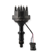 Holley EFI Dual Sync Pontiac Distributor, Black Black - Plug and Play with Holley EFI