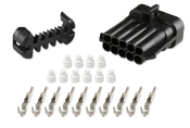 Ignition Sub-Harness Connector METRIPACK, 10 CAVITY, MALE, BLACK