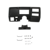 Holley Dash Bezels for the Holley EFI 6.86" Dashes 1973-1983 CHEVY/ GMC TRUCK HOLLEY BLACK DASH PANEL w/A/C vent Openings
