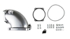 Billet 4500 EFI Throttle Body Intake Elbow-Ls EFI Throttle Body Intake Elbow 4500 - Fits GM LS Throttle Bodies