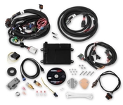 HP EFI ECU & Harness Kits Universal FORD V8 Multi-Point Fuel Injection, Includes NTK Oxygen Sensor, and Ford V8 Injector Harness.