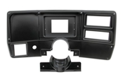 Holley Dash Bezels for the Holley EFI 7" Dashes 1984-1987 CHEVY/ GMC TRUCK HOLLEY BLACK DASH PANEL- w A/C Vents