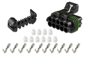 Universal Ignition Connector, Main Harness METRIPACK, 10 CAVITY,FEMALE,BLACK