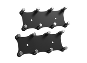 Holley EFI Igntion Coil Remote Relocation Bracket, Black Finish, Pair Gen V Coil Body, Remote Relocation System - Black Finish