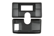 Holley Dash Bezels for the Holley EFI 6.86" Dashes 1982-1988 MALIBU/MONTE CARLO/EL CAMINO HOLLEY BLACK DASH PANEL -TWO PIECE