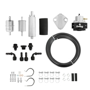 Holley EFI Fuel System Kit In-line Fuel Pump (12-920), Billet Regulator, Metal Filters, Earl's Super Stock™ hose, Barbed hose ends