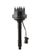 Holley EFI Dual Sync BBC Tall Deck Distributor, Black Black - Plug and Play with Holley EFI