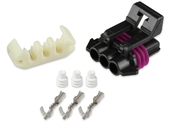 Hall Effect Sensor Connector for 554-118 METRIPACK, 3 CAVITY, FEMALE, BLACK REPLACEMENT CONNECTOR FOR 554-118