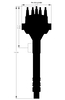 Holley EFI Dual Sync BBC Tall Deck Distributor, Black Black - Plug and Play with Holley EFI