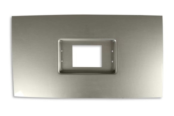 DASH PANEL Holley EFI 7" Dash Brushed Aluminum Finish