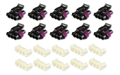 LS 58x Crank Sensor and LS Cam Sensor Connector METRIPACK, 3 CAVITY, FEMALE, BLACK