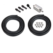 Holley EFI Fuel System Kit Fuel system consisting of 40 ft. of 3/8" Vapor Guard™ Fuel Hose, filter, and necessary hardware for a return style system installation.