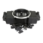 Holley EFI Terminator X Stealth 4150 Air Valve - Black 4150 Flange Throttle Body - Compatible w/ MPFI Intake Manifolds