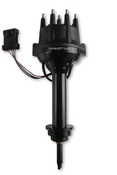 Holley EFI Dual Sync Mopar 383-400 Distributor, Black Black - Plug and Play with Holley EFI