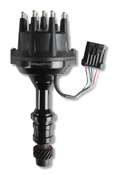 Holley EFI Dual Sync Oldsmobile Distributor, Black Black - Plug and Play with Holley EFI