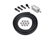 Holley EFI Fuel System Kit Fuel system consisting of, 20ft of 3/8" Vapor Guard™ Fuel Hose, Filter, necessary hardware for a return-less system installation