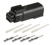 MOD/COYOTE Knock Sensor Connector, Main Harness MX 150, 6 CAVITY, MALE, BLACK