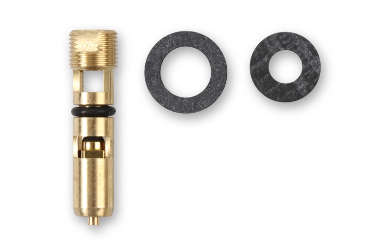 6-513 Inlet Needle Viton® tip 0.097" Seat Size Off Road, adjustable (Viton® is a registered trademark of DuPont Performance Elastomers)