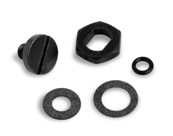 34-7BK Black Needle & Seat adjusting nut & lock screw kit - black