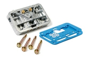 Secondary Metering Block Conversion Kit - Shiny Aluminum