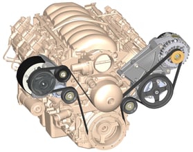 LS/LT High-Mount Complete Accessory Drive Kit
