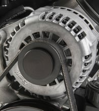 Alternator Pulley Cover Black