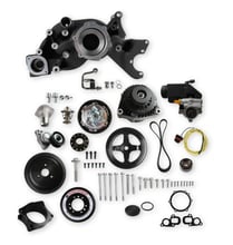 Holley Premium Mid-Mount Race Accessory System - Black Finish