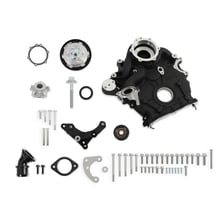 Holley Godzilla High-Mount Accessory Drive - OE Oiling System - Base Kit - Black