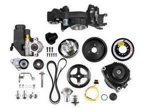 Holley Premium Mid-Mount Race Accessory System-Black Finish