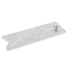 Holley LS Valley Cover with Oil Fill - Natural Billet
