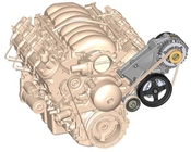 LS/LT High-Mount Alternator & Power Steering Pump Accessory Drive Kit - Driver's Side Bracket