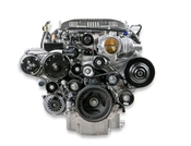 Holley Premium Mid-Mount Complete Accessory System - GM Gen V LT4 Wet Sump Engines- Black Finish