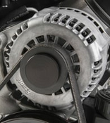 Alternator Pulley Cover Black