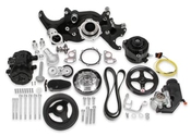 Holley Black Mid-Mount Complete Accessory System