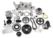 Holley Premium Mid-Mount Complete Accessory System - Gen V LT Engines - SFI Certified Damper - Natural