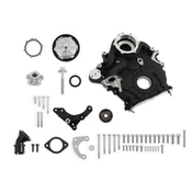 Holley Godzilla High-Mount Accessory Drive - OE Oiling System - Base Kit - Black