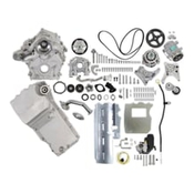 Holley Godzilla High-Mount Accessory Drive - With Holley Swap Oil Pan and Pump - Complete Kit