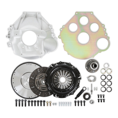 Complete Transmission Installation Kit Ford T5 Installation Kit for 28-oz. Externally Balanced Small Block Ford Engines